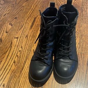 MIA Black Moto Boots - Size 9